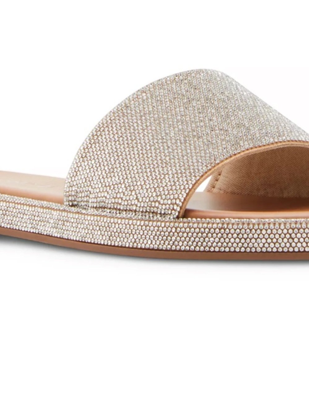 Madden Girl Addie Rhinestone Slide Sandals